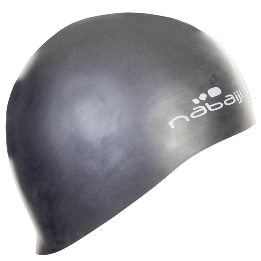 Nabaiji Thin silicone swim cap - One size - grey